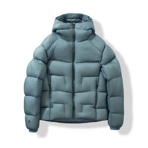 Chaqueta con capucha ligera, 90% cortavientos, de terciopelo con triple protección, con tecnología anti-perforación sin plumón de pato blanco, de nailon. - Product Image 2