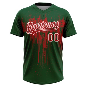 Camiseta de Softbol Personalizada al por Mayor, Sublimación, Botones Completos, Ropa de Equipo, Logotipo Personalizado, Nombre y Número, Fábrica de Ropa Deportiva OEM - Product Image 2