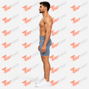 Short de Compression Respirant pour Homme de Grande Taille Confort Ceinture Élastique Motif Solide Dentelle Personnalisable Nouveau Produit en Gros - Product Image 3