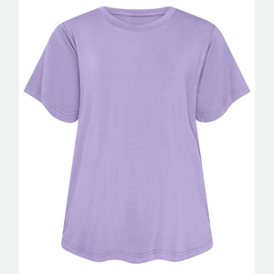 Camiseta de Algodón Casual para Mujer, Cuello Redondo, Corte Regular, Básica, a la Moda, Personalizable - Product Image 1
