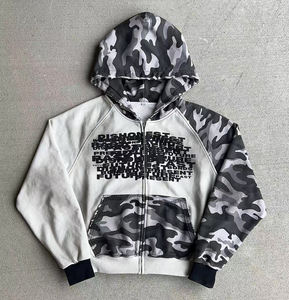 เสื้อฮู้ดคริสตัลแฟชั่น ประดับเพชรหรูหรา ผ้าฝ้าย 100% เป็นมิตรกับสิ่งแวดล้อม ทรงโอเวอร์ไซส์ สไตล์สตรีทแวร์ สำหรับฤดูหนาว คุณภาพพรีเมียม - Product Image 4
