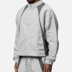 Custom Nylon Winter Hooded Elastic Waist Lightweight Casual Full Length Tracksuit Men Women Windbreaker <b>Jogging</b> <b>Suit</b> Waterproof - Product Image 1