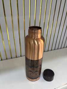Botella de Agua de Cobre con Diseño de Pavo Real, Estilo Oriental, Termo Portátil de Viaje, Doble Pared, Ecológico, Gran Capacidad - Product Image 6