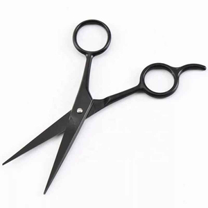 Tijeras profesionales para el cabello de acero inoxidable con hoja afilada, mango mediano, para diestros, tijeras de corte de pelo, herramienta para estilistas de salón y barberos. - Product Image 1