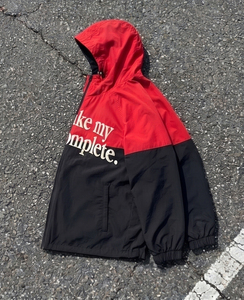 Veste de pluie à capuche rouge et noire pour femme, manches longues, fermeture éclair, imperméable, brodée, manteau coupe-vent pour femme, vêtements d'automne - Product Image 5