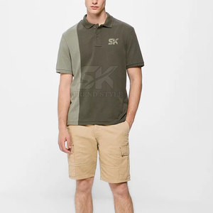 Camiseta Polo Lisa de Dos Tonos para Hombre, Diseño Personalizado, Alta Calidad, Precio Económico, Venta al Por Mayor - Product Image 3
