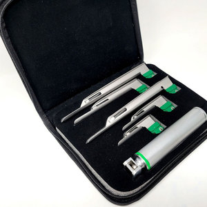 Set de Laringoscopio Miller de Calidad Alemana Premium, para Uso Veterinario, Anestesia y Emergencias Médicas, Kit de Intubación Animal de Acero Inoxidable, con Certificación CE e ISO - Product Image 3