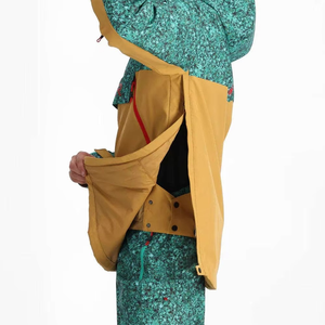 Traje de esquí y nieve clásico para mujer, talla grande, con chaqueta aislante, pantalones impermeables y diseño transpirable para la comodidad en invierno. - Product Image 4