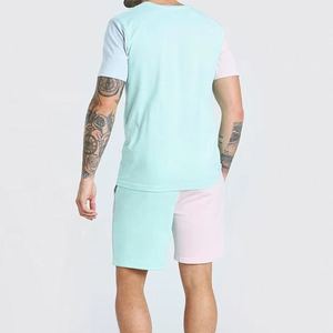 Conjunto de Pantalones Cortos de Verano para Hombre, Dos Piezas, Casual, Transpirable, Ligero, Camiseta Deportiva con Tela Estampada, Fábrica OEM - Product Image 6