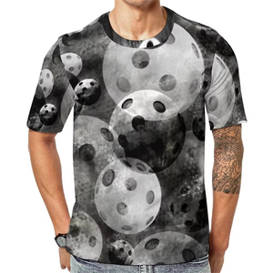เสื้อโปโลพิมพ์ลายตามสั่ง ระบายอากาศ แห้งเร็ว สำหรับเล่นพิคเคิลบอล เสื้อกีฬาแขนสั้นสำหรับผู้ชาย เสื้อผ้าพิคเคิลบอล เสื้อเจอร์ซีย์พิคเคิลบอล - Product Image 4