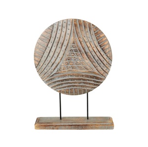 Fabricant OEM – Centre de table en bois distinctif avec motif de grain naturel pour projet de décoration intérieure haut de gamme - Product Image 1