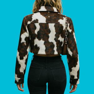 Chaqueta de Cuero Vacuno para Mujer, Diseño Personalizable, Colección de Invierno Cálida y Moderna, Chaquetas de Cuero Vacuno de Alta Calidad para Mujer - Product Image 2