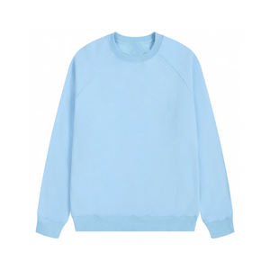 เสื้อสเวตเชิ้ตคอกลมแฟชั่นใหม่ขายส่ง พรีเมียม หนานุ่ม แขนยาว สำหรับผู้ชาย สั่งทำปักโลโก้ได้ ผลิตจากผ้าฝ้าย 100% - Product Image 4