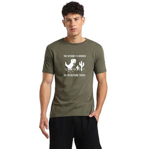 Camiseta de algodón 100% de alta calidad para hombre, camiseta de gran tamaño Boxy, ropa de calle, camisetas personalizadas recortadas para hombre - Product Image 4