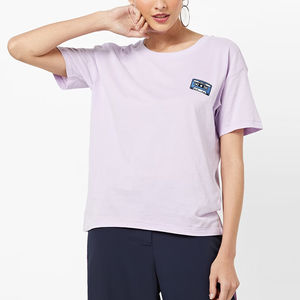 Nuevas camisetas de manga corta para mujer, ropa de otoño, camisetas lisas de ajuste regular, camisetas informales, camisetas básicas de estilo urbano, 100% algodón - Product Image 1