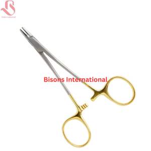 BISONS Portaagujas Oftálmico Manual Derf, Instrumento Quirúrgico de Acero Inoxidable, Portaagujas Oftálmico de Alta Calidad con Certificación CE - Product Image 2