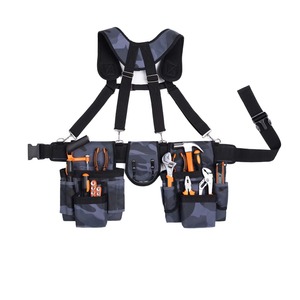 <b>Tool</b> <b>Belt</b> With Shoulder Straps Camouflage Design Multiple Pockets For <b>Tools</b> And Equipment Storage Workwear Accessory 2026 - Product Image 5