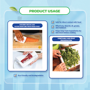 Serviettes de cuisine rondes écologiques Krclean, personnalisées, absorbantes, pour le nettoyage des aliments, 100g/m, fabriquées au Vietnam, tissu résistant - Product Image 5