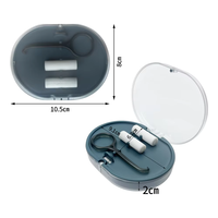Dento Box Étui pour prothèses dentaires orthodontiques avec aligneur et dispositif de retenue Étui de protection buccale en plastique pour le nettoyage dentaire