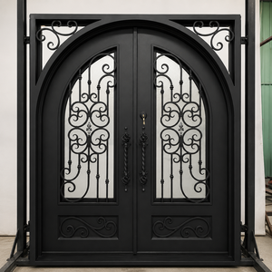 Puertas de hierro forjado a medida y hermosas puertas metálicas personalizadas: Puertas de acero de lujo diseñadas para máxima seguridad y elegancia. - Product Image 4