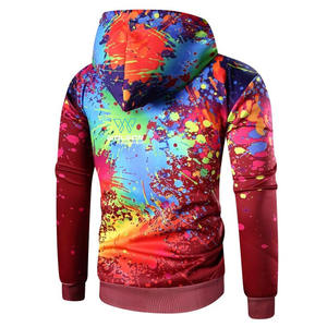 Vente en gros Nouvelle mode Sweat à capuche unisexe de haute qualité personnalisé pour homme, avec logo personnalisé par sublimation, pour l'hiver, couleur unie - Product Image 3