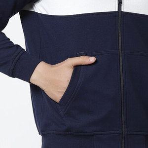 Veste zippée à capuche en molleton de coton multicolore de qualité supérieure pour hommes, veste zippée douce avec broderie 3D, manteau d'hiver teint en plaine - Product Image 6