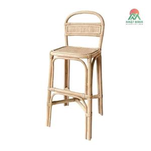 Silla Infantil de Ratán Nhat Minh, Respaldo Sólido, Asiento Cuadrado, Estilo Rústico para Interiores, Muebles Infantiles Duraderos - Product Image 2