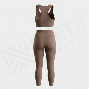 Conjunto de Yoga sin Costuras de Spandex para Mujer, Ropa Deportiva para Gimnasio, Fitness, Ejercicio, Entrenamiento - Product Image 2