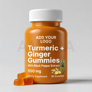 Gomitas de Fibra Prebiótica Sabor Naranja Sin Azúcar Añadido Suplemento Dietético Fabricante de Marca Privada OEM - Product Image 1