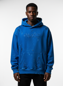 Sudadera con Capucha Personalizada OEM para Hombre, 400GSM, Felpa Francesa Lavada, Estilo Vintage, Efecto Desgastado por el Sol, Ropa Urbana de Algodón - Product Image 6