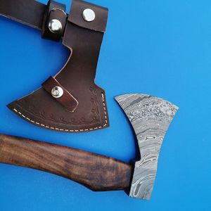 Heavy Duty Carbon Steel Hand <b>Axe</b> Hatchet with Ergonomic Wooden Handle Outdoor Camping Tool for <b>Wood</b> Cutting Bushcraft and Hiking - Product Image 2