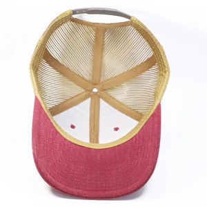 Gorra Trucker Unisex Rosa de Malla con 6 Paneles, Ajustable, con Bloques de Color, Estilo Casual para Primavera/Verano - Product Image 6