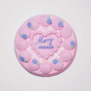 Base de maquillaje en cojín coreana Merimongde Happy Your Day Cushion 01 Ivory, base de maquillaje en cojín con efecto luminoso, cosméticos, base de maquillaje. - Product Image 1
