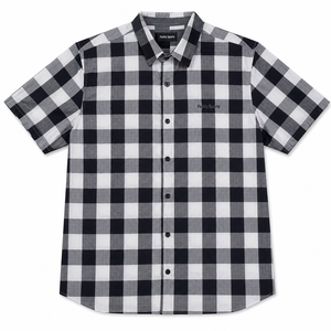 Chemise à carreaux en flanelle à manches courtes pour homme, décontractée, boutonnée, en coton respirant, style Buffalo Check, vêtement d'été streetwear - Product Image 2