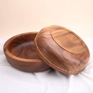 [BEST PRICE] | Wooden <b>Bowl</b> Handcrafted Hardwood Serving <b>Bowl</b> For Salad Soup Rice Fruit Household Tableware from Vietnam - Product Image 2