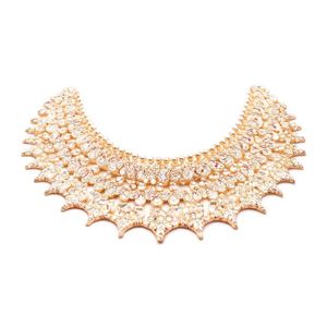 Ensemble de collier ras-de-cou en perles de pierre Pota de style héritage Jewelemarket, motif géométrique, bijoux fins pour usage quotidien et mariages 10575488MGR - Product Image 3