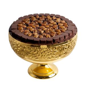 Marvelous Design Gold Finish Decorative Chocolate Bowl Chocolates Arrangement Elegant Wedding & Eid Party Gift Platter On <b>Sale</b> - Product Image 5