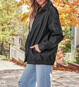 <b>Women's</b> Mid-Length Sheepskin <b>Coat</b> <b>for</b> <b>Spring</b> and Autumn Dyed Woven Leather Jacket <b>for</b> Winter - Product Image 5