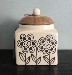 Pot de rangement en céramique pour café avec couvercle, hermétique, sûr pour les aliments, durable, organisateur de cuisine, design cœur, rangement de comptoir - Product Image 4