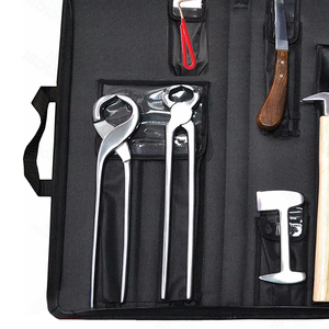 Kit de fermeur professionnel haute performance, outils de coupe de pointe. Le kit de fermeur comprend tous les instruments de sablage et de soin des sabots. - Product Image 3