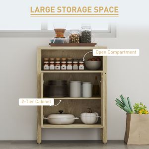 Credenza/Buffet Moderno in Stile Fattoria/Villa con Ripiano Regolabile e Vano Portaoggetti - Product Image 5