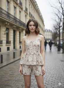 Ensemble de vêtements en coton Kingsa Textile pour bébés et tout-petits - Style vintage, séchage rapide, Kurta/Kurti - Product Image 2