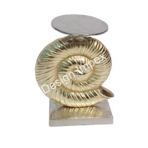 Bougeoir décoratif en forme de coquillage pour fêtes d'anniversaire de mariage Accessoires de décoration de table Bougeoir en métal Artisanat Design - Product Image 1