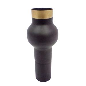 แจกันเหล็กติดผนังทำด้วยมือสีดำแบบทันสมัยเป็นมิตรกับสิ่งแวดล้อมขอบทองดีไซน์บ้านไร่แบบทันสมัยสำหรับบ้านสำนักงานโรงแรมงานแต่งงาน - Product Image 6