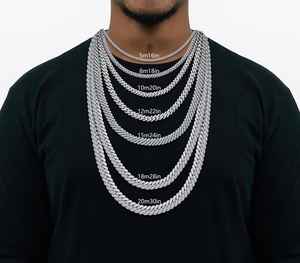 Chaîne en argent sterling 925 glacée de qualité supérieure de 14mm cloutée de diamants moissanite Hip Hop personnalisé bijoux les plus vendus - Product Image 6