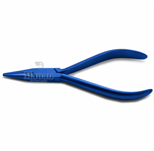 Alicates para joyería con punta cónica, de acero inoxidable, color azul, para hacer bucles de alambre y joyería DIY - Product Image 4