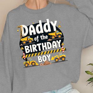 Sudaderas Casuales Estampadas para Mujer, Estilo 'Papá del Cumpleañero', Cuello Redondo, 100% Poliéster, Tejido de Punto - Product Image 2