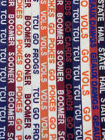 Bolso de Hombro con Correa Hecho a Mano con Cuentas, Elegante, Duradero y a la Moda, con Diseños de Go Pokes, Sooner, TCU, Go Frogs, Vols, Cards, Hail State, Geaux, Dawgs
