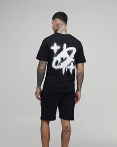 Ensemble deux pièces tendance pour homme, été, décontracté, en molleton, t-shirt et short, style urbain, hip-hop, respirant, OEM - Product Image 4