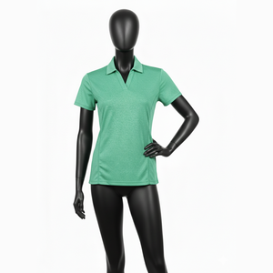 Nuevas camisetas polo de alta calidad para mujer, 100% algodón, ecológicas, transpirables, para golf, tela de 220g - Product Image 1